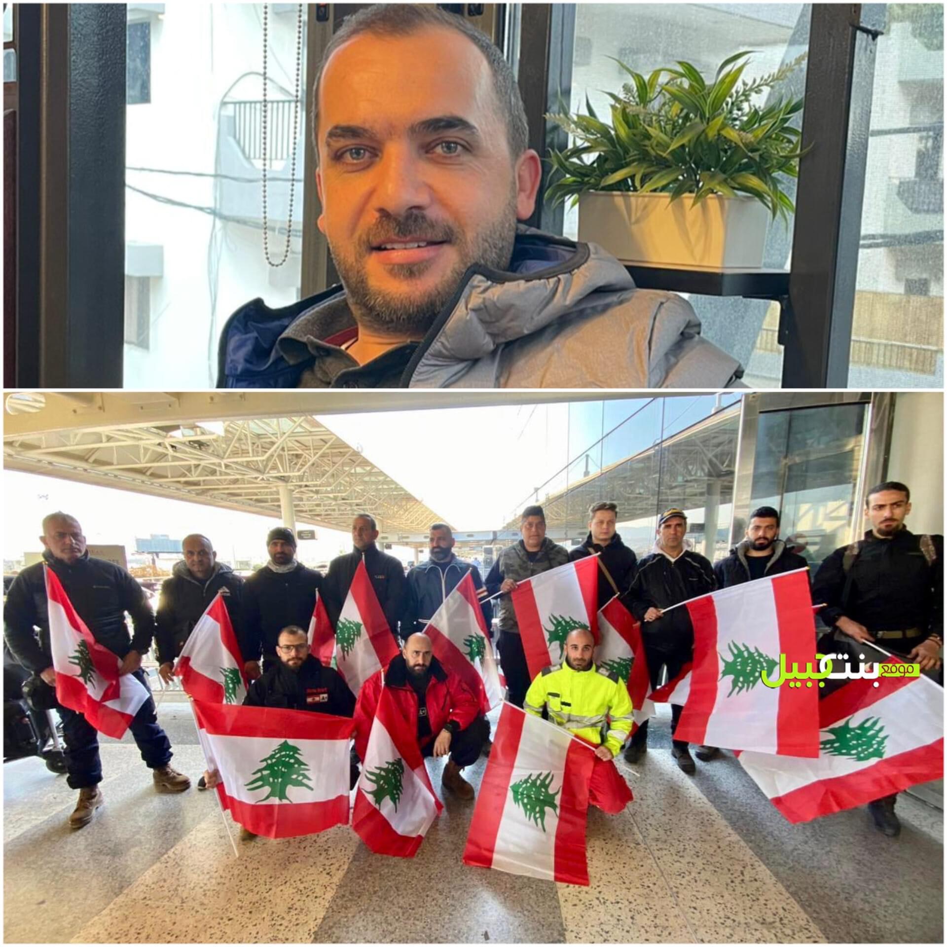 بعد مجهود كبير وعمل شاق الفريق اللبناني يعثر على جثمان اللبناني محمد المحمد