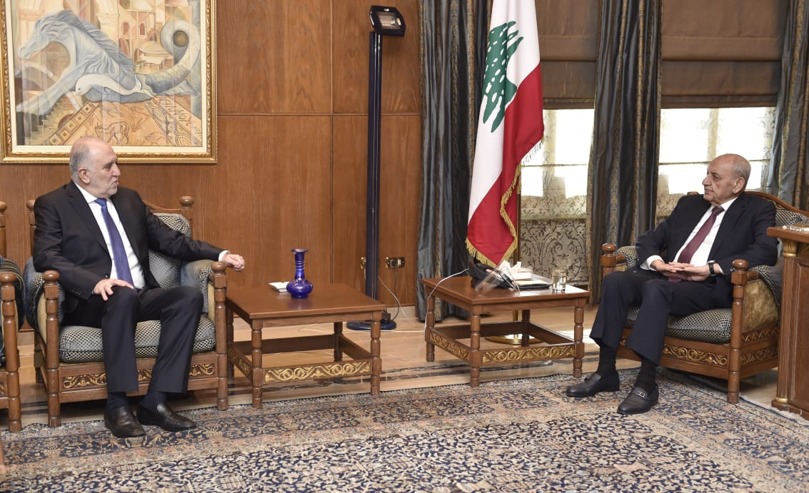 الرئيس بري استقبل نظيره الايرلندي ووزير الداخلية والبلديات الاسبق محمد فهمي، ودعا الى جلسة للجان المشتركة قبل ظهر الاربعاء المقبل