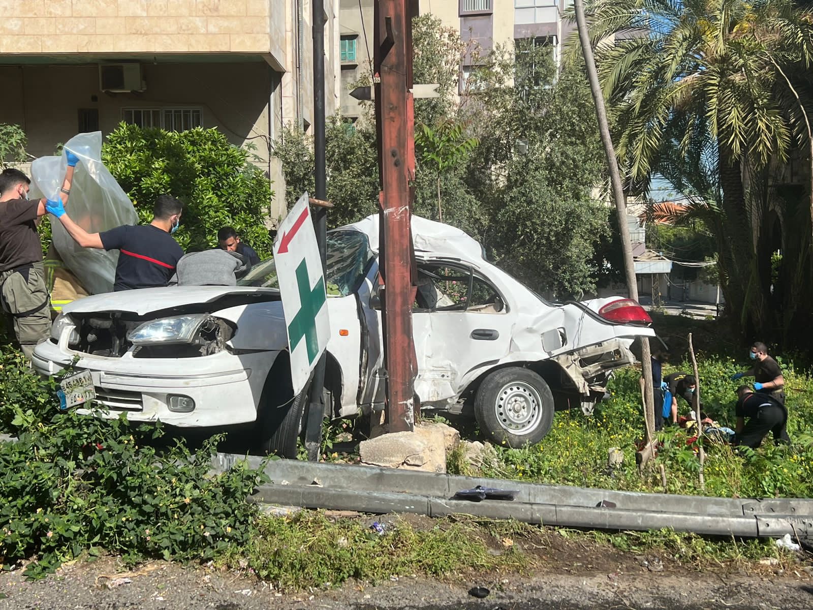 قتيلين وجريح في حادث مروع على طريق الجية