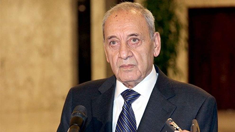الرئيس نبيه بري يبرق معزياً الرئيس السوري بشهداء الإعتداء الإرهابي على الكلية الحربية في حمص