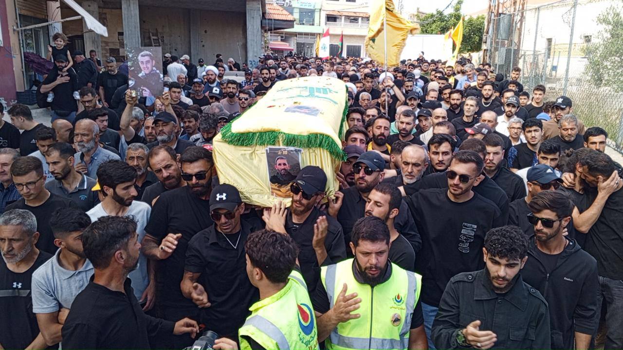 حزب الله وجماهير المقاومة يشيّعون الشّهيد نبيل بلاغي في ياطر