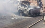 انفجار بيك اب يهرب اسلحة!!